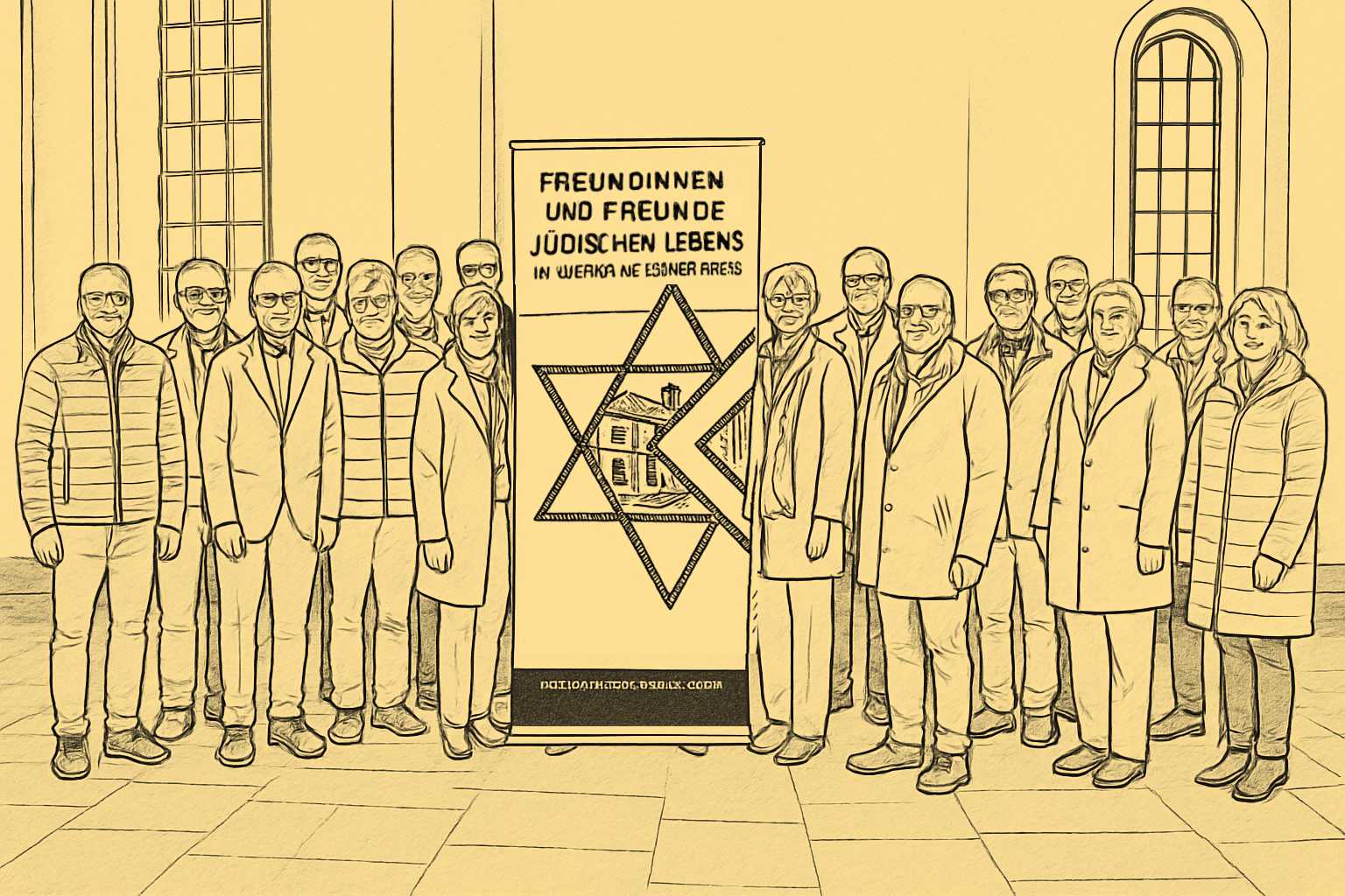 Vorstand des Vereins - KI-generierte Darstellung